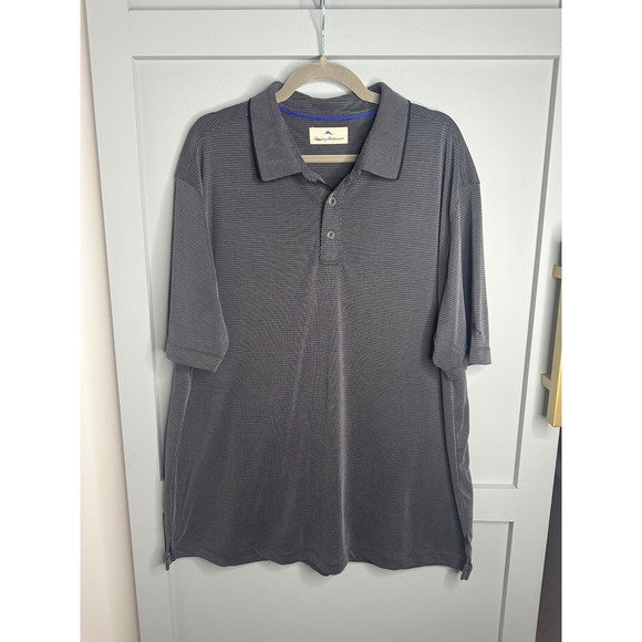 Tommy Bahama Other - Tommy Bahama Gray Patterned Golf Polo Shirt Mens XXL/TTG Short Sleeve‎